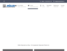 Tablet Screenshot of natursteinambau.ch
